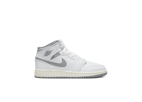 Jordan 1 Mid Air Grey GS (554725 135) weiss