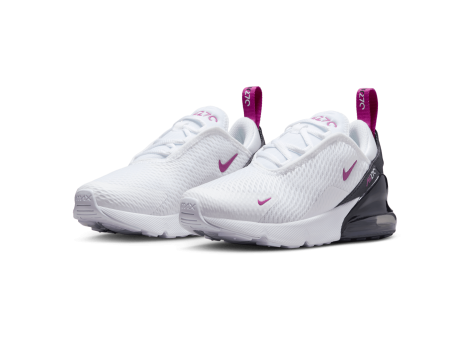 Nike air max 270 white pink womens best sale