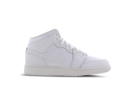 Jordan 1 Mid Triple 2020 GS (554725-126) weiss