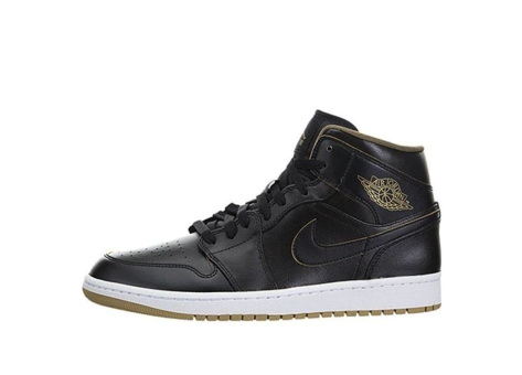 Jordan 1 Mid Air Gold (554724-042) schwarz