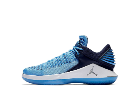 Jordan 32 Low University Blue Metallic Silver Xxxii GS (AA1257-401) bunt