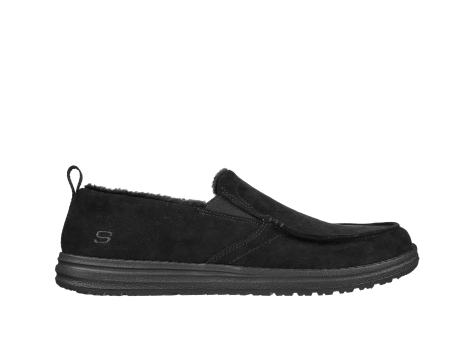 Skechers Relaxed Fit Melson Willmore Slip On Shoes (210355-BLK) schwarz