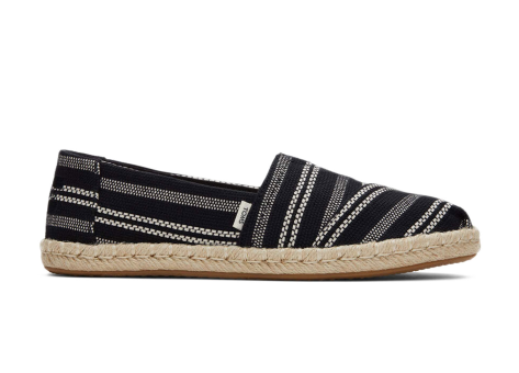 TOMS Alpargata Rope Global Stripe Wmns (10017852) schwarz