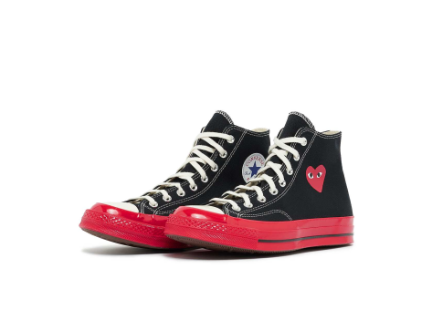 Comme des Garcons Play Converse Taylor 70 Sole Hi Chuck (P1K124-1) schwarz