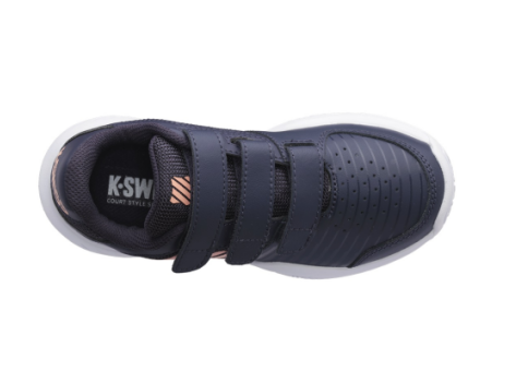 K-Swiss Court Express Klett Allcourt blaugrau pfirsisch Kleinkinder (56610-034) blau