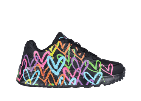 SKECHERS Uno Lite Spread The Love (314064L-BKMT) bunt