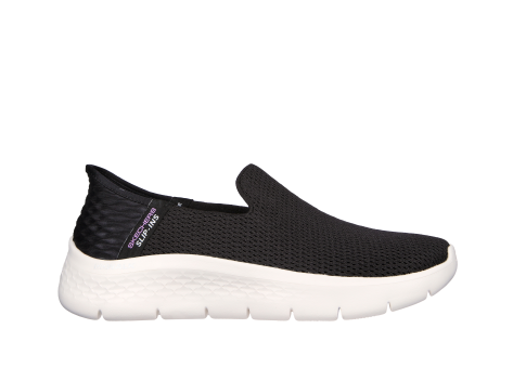 Skechers Slip On Flex Relish GO WALK (124963-BKW) schwarz