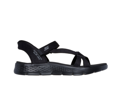 SKECHERS Go Walk Flex Sandal Illuminate Grö e (141481-BBK) schwarz