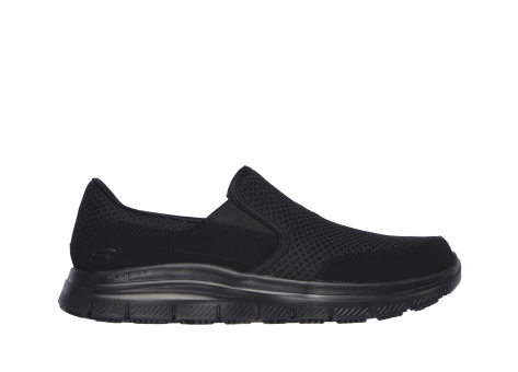 SKECHERS Work Relaxed Fit Flex Advantage McAllen SR Slip On Shoes (77048EC-BBK) schwarz