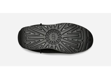 靴 UGG W PUMPED SLIDE BLACK UGG PUMPED SLIDE BLACK SHEARLING LINED PLATFORM SANDALS SHOE