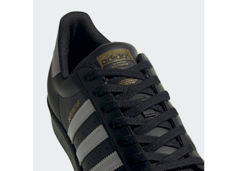 Adidas superstar sales schwarz grau