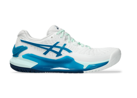 Asics Gel Resolution 9 Teal Blue (1042A208.102) weiss
