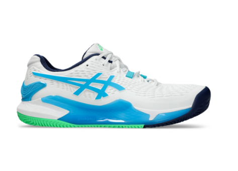 Asics GEL RESOLUTION 9 CLAY (1041A375.103) weiss