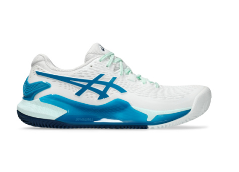 Asics GEL RESOLUTION 9 CLAY (1042A224.102) weiss