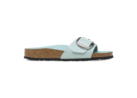 Birkenstock Damensandalen Madrid Big Buckle Natural Leather Patent (1026527) blau