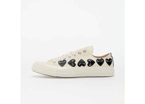 Comme des Garcons Play Multi Heart Chuck x Converse 70 Low (P1K126-MLK) weiss