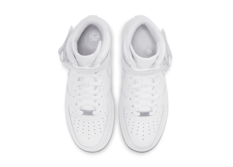 All white mid top forces online