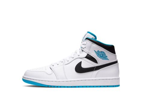 Jordan 1 Mid Laser Blue (554724-141) weiss