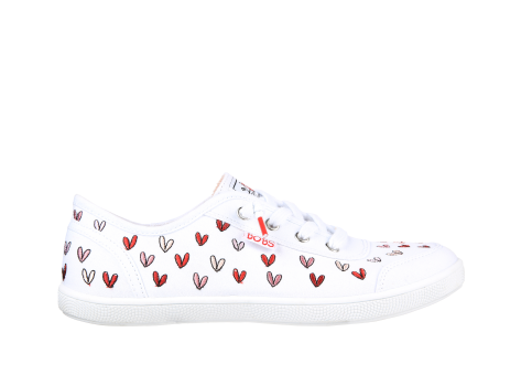 SKECHERS low Bobs Love Brigade B (113951-WRPK) weiss