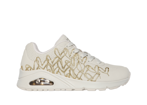 Skechers Uno Golden Heart (177975-NTGD) weiss