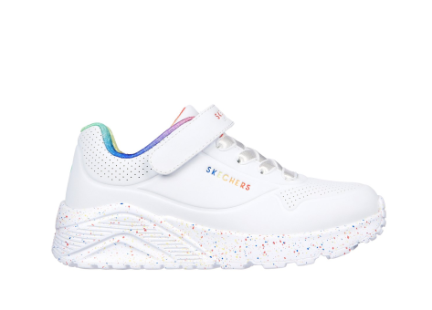 SKECHERS Uno Lite Rainbow Specks (310457L-WMLT) weiss
