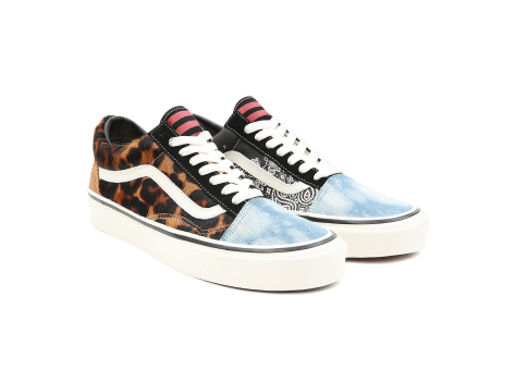 Vans Vans Anaheim Era 95 DX Rutiga sneakers i rött och vitt (VN0A54F30FP1) bunt