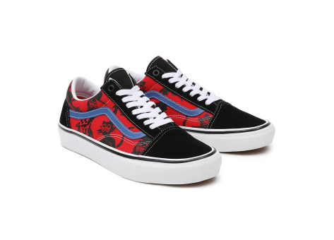 Vans Krooked By Natas For Ray Skate Old Skool Shoes (VN0A5FCBAPC1) rot