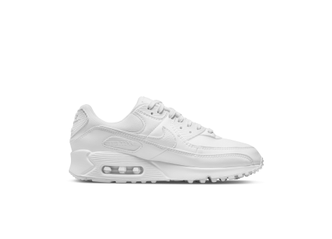 Nike Sportswear NIKE AIR MAX 90 LTR (GS) - Sneaker low - white/metallic  silver/weiß 