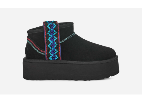 UGG Classic Ultra Mini Braid Plat (1138491-BLK) schwarz