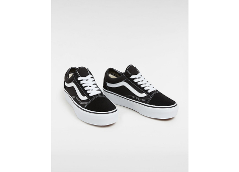 Black platform old skool vans online