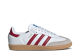 adidas Samba OG Cloud Collegiate Burgundy Gum (IE1330) weiss 4