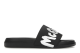 Alexander McQueen Grafitti Logo Slide (682490 W4QS3 1070) schwarz 3