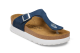 Birkenstock Gizeh Flex Platform Nubuck Leather Regular Fit New Navy (1031413) blauw 1