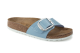 Birkenstock Madrid Big Buckle Birko Flor Narrow Fit Blue (1025834) blauw 1