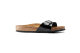 Birkenstock Madrid Birko Flor (40301) nero 2