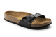 Birkenstock Madrid Birko Flor (40301) nero 1
