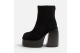 Buffalo HEART BOOTIE STACK VEGAN SUEDE (1100169) negro 1