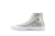 Converse Chuck Taylor All Star 2 High Perforated Metallic Silver (555798C) weiss 1