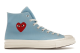 Converse Comme des Garcons PLAY Chuck 70 Bright Blue Taylor All Star Hi (168300C) blau 5