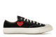 Converse PLAY Comme des Single Heart Chuck 70 Taylor All Star Ox Garcons (A08804C) schwarz 3