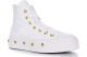 Converse Chuck Taylor All Star Studded Lift Platform Gold (A06787C) weiss 6