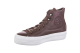 Converse Chuck Taylor All Star Lift Platform Water Repellent Leather (A10362C) braun 1