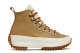 Converse Run Star Hike High Sherpa Nomad Khaki Hi Platform Leather Egret Wheat (573111C) beige 6