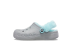 Crocs Lined Classic clog Stay Warm Fleece Shoe Gray Blue (206633-0IG) grau 6