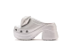 Crocs Siren Metallic Bow Clogs Silver (210050-0P1) silber 6