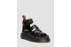 Dr. Martens Clarissa Croc Embossed Leder Quad Riemensandalen (43373200) zwart 1