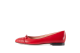 GUCCI Ballet Flat With Double G Leather (680878-BKO60-6549) rot 1