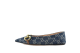 GUCCI Denim Ballet Flat With Horsebit Blue (635101-2KQ80-4462) bunt 1