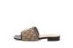 GUCCI Double g Canvas Slippers Ebony (619893-KQWM0-9765) beige 1