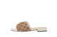 GUCCI Double g Flat Heel Fashion Beige Sandals (619893-2HK80-9795) beige 2